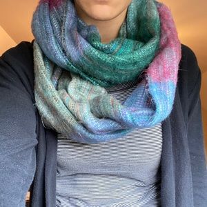 colorful infinity scarf